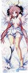  cleavage dakimakura erect_nipples fixme ikaros pantsu sora_no_otoshimono tagme thighhighs wings 