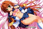  bed clover_point fixme pantsu undressing 