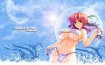  moon red_hair summer swimwear tagme 