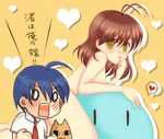  chibi clannad dango furukawa_nagisa okazaki_tomoya tagme 