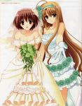  bleed_through cleavage daiba_minato dress marriage_royale nishimata_aoi suzuhira_hiro umeda_minami wedding_dress 