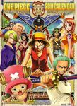  brook cleavage franky monkey_d_luffy nami nico_robin no_bra one_piece roronoa_zoro sanji sword tony_tony_chopper usopp 