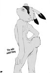  blush bunny furry goggles king_kazuma looking_over_shoulder naked summer_wars tail 