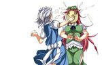  hong_meiling izayoi_sakuya jyuuji tagme touhou 