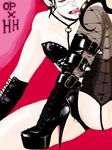  crossdress crossdressing high_heels hook lick licking male male_focus one_piece shoes sir_crocodile 