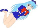  aqua_hair earrings gloves legs long_hair miniskirt short_dress skirt smile stewardess tenjouin_katsura thighs violet_eyes 