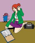  blooregard_q_kazoo foster's_home_for_imaginary_friends frances_foster headphones red_hair 