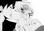  akutabe beelzebub beelzebub_(azazel-san) kiss monochrome yaoi yondemasu_yo_azazel-san. yondemasuyo_azazel-san 