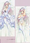  breast_hold charlotte_hazelrink cleavage dakimakura dress garter_belt komori_kei nipples oppai pantsu princess_lover! scanning_dust stockings thighhighs 