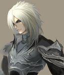  aqua_eyes armor bad_id bad_pixiv_id blonde_hair leon_(sword_world) male_focus sketch solo sword_world tachikawa_mushimaro white_hair 