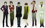  hakuouki_shinsengumi_kitan harada_sanosuke_(hakuouki) hijikata_toshizou kazama_chikage machi555 male okita_souji_(hakuouki) reclassify_as_char saito_hajime_(hakuouki) toudou_heisuke 