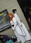  arrancar black_hair bleach cosplay espada hollow inoue_orihime inoue_orihime_(cosplay) orange_hair photo ulquiorra_cifer ulquiorra_cifer_(cosplay) ulquiorra_schiffer 