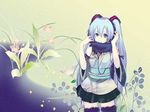  aqua_hair candy girl hatsune hatsune_miku kimono miku vocaloid 