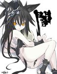  black_hair character_request hat inumimi kemonomimi mask orion_project oshiri paws source_request tail torn_clothes wolf_ears yellow_eyes 
