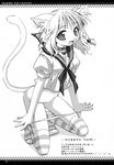  monochrome nekomimi oshaban pantsu panty_pull sasahiro thighhighs 