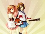  asahina_mikuru guitar haruhi_suzumiya_no_yuuutsu maid moe ribbons school_uniform schoolgirl suzumiya_haruhi twin_tails 