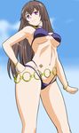  bikini hyakka_ryouran_samurai_girls mizugi shitapai tokugawa_sen vector_trace 