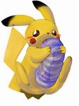  anus balls blush cum fleshlight hindpaw licking male mammal marm masturbation masturbation_sleeve mouse nintendo paws penis pikachu pixiv plain_background pok&#233;mon pokemon rodent sex_toy solo tongue tongue_out video_games white_background 