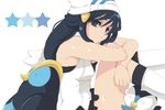  alternate_color alternate_costume bad_id bad_pixiv_id beanie black_eyes blue_hair boots gen_4_pokemon hair_ornament hairclip hat hikari_(pokemon) hug max_(pixiv1609389) piplup pokemon pokemon_(creature) prinplup star 