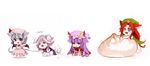  :3 =_= amachi_osamu animal_ears bad_id bad_pixiv_id baozi blue_eyes blue_hair blush bow braid cat_ears cat_tail chibi chinese_clothes closed_eyes dog_ears dog_tail food hair_bow hat highres hong_meiling izayoi_sakuya kemonomimi_mode long_hair multiple_girls open_mouth patchouli_knowledge purple_hair red_eyes red_hair remilia_scarlet silver_hair symbol-shaped_pupils tail tail_wagging touhou twin_braids 
