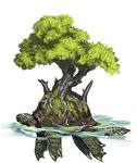  alternate_art animal island pokemon ran'ou_(tamago_no_kimi) realistic torterra tree turtle 