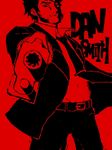  beaf_chikin dan_smith formal gun killer7 male_focus monochrome solo suit weapon 