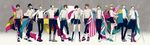  6+boys abs america_(hetalia) animal axis_powers_hetalia bad_id bad_pixiv_id belarus_(hetalia) belt black_hair blonde_hair boots brown_hair bubble_blowing candy chest chewing_gum cross cross_necklace dog fairy finland_(hetalia) flag food france_(hetalia) germany_(hetalia) hair_ribbon hana-tamago high_heels highres japan_(hetalia) jewelry long_hair multiple_boys necklace northern_italy_(hetalia) odd_one_out prussia_(hetalia) puppy ribbon sandals shirtless shoes short_hair skirt sneakers socks spain_(hetalia) suspenders sweden_(hetalia) swedish_flag united_kingdom_(hetalia) yasuhiro 