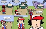  comic humor pokemon red_(pokemon) snorlax 