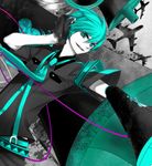  aqua_eyes aqua_hair bad_id bad_pixiv_id genderswap genderswap_(ftm) gloves hatsune_mikuo koi_wa_sensou_(vocaloid) kuronomine male_focus necktie solo vocaloid 