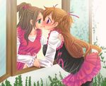  blush cherry_peachcat houjou_hibiki minamino_kanade multiple_girls precure school_uniform suite_precure yuri 