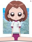  brown_hair buruma child female gym_uniform hatomugisan kudo_mutsumi ojamajo_doremi school_uniform student uniform 