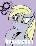  derpy_hooves_(mlp) equine female feral friendship_is_magic horse mammal my_little_pony pegasus pony solo thinking unknown_artist 