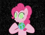 equine female friendship_is_magic fur global_domination hair horse mammal my_little_pony pink_fur pink_hair pinkie_pie_(mlp) pony solo space stars unknown_artist 