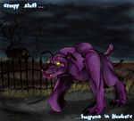  blood canine cartoon_cartoons claws courage_the_cowardly_dog dar_kart dark_sky dog fangs fence fur glowing glowing_eyes grass male mammal nightmare_fuel nowhere purple_body purple_fur random revenge_of_cartoon_cartoon_fridays solo spikes tealie tree windmill wood yellow_eyes 