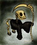  animated_skeleton bone death_(personification) equine friendship_is_magic grim_reaper hereticalrants horse mammal my_little_pony ponification pony ponyfication robe scythe skeleton solo undead 