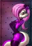  &lt;3 bow clothed clothing corset female fifi_la_fume gloves hair innocenttazlet mammal pink_hair skimpy skunk solo tail tiny_toon_adventures tiny_toons warner_brothers 