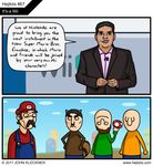  comic english_text humor male mammal mario mario_bros mii nintendo penis raccoon senor_koquonfaes tail text video_games wii wii_u 