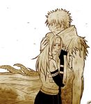  1girl chin_on_head chin_rest hand_on_head haruno_sakura holding hug musesilver naruto naruto_(series) protecting uzumaki_naruto 