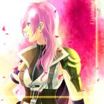  bad_id bad_pixiv_id character_name final_fantasy final_fantasy_xiii lightning_farron long_hair pink_hair sleeveless sleeveless_turtleneck solo turtleneck zipper 