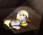 bubbles crackedvinyl crying derpy_hooves_(mlp) equine female feral friendship_is_magic horse mammal my_little_pony pegasus plushie pony solo wings 
