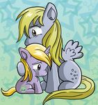  cub cutie_mark derpy_hooves_(mlp) dinky_hooves_(mlp) duo equine fate female feral friendship_is_magic glue hair horn long_hair mammal my_little_pony pegasus sad short_hair tears unicorn unknown_artist wings young 