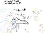  alicorn cub cutie_mark derpy_hooves_(mlp) dinky_hooves_(mlp) equine female feral friendship_is_magic horn horse mammal my_little_pony paperoni pegasus plain_background pony princess_celestia_(mlp) princess_luna_(mlp) unicorn white_background winged_unicorn wings young 