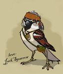  avian beak bird headband jack_sparrow killintyme male pirate pun sparrow wings 