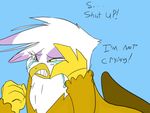  crying female friendship_is_magic gilda_(mlp) gryphon my_little_pony solo tears unknown_artist wings 