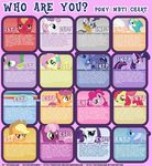  applebloom_(mlp) applejack_(mlp) autumnalone big_macintosh_(mlp) blue_fur chart cheerilee_(mlp) cutie_mark_crusaders_(mlp) dragon ear_piercing equine everyone eyeshadow female feral fluttershy_(mlp) friendship_is_magic fur horn horse makeup male mammal mbti my_little_pony myers-briggs_type_indicator pegasus piercing pink_fur pinkie_pie_(mlp) pony princess princess_celestia_(mlp) princess_luna_(mlp) rainbow_dash_(mlp) rarity_(mlp) royalty scalie scootaloo_(mlp) socionics spike_(mlp) sweetie_belle_(mlp) trixie_(mlp) twilight_sparkle_(mlp) unicorn winged_unicorn wings zebra zecora_(mlp) 