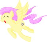  cute cyb3rwaste equine eyes_closed female feral fluttershy_(mlp) friendship_is_magic hair horse mammal my_little_pony pegasus pink_hair plain_background pony transparent_background wings 