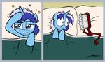  bed brushie_brushie_brushie colgate_(mlp) comic equine female feral friendship_is_magic hangover horn horse in_bed mammal morning_after my_little_pony pony tooth_brush toothbrush tousled unicorn will_draw_for_food willdrawforfood1 