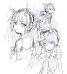  ! bare_shoulders boots bow boy headphones hibiki_lui knee_boots male male_focus sketch vocaloid vocaloid3 vocaloid_3 yuukari 