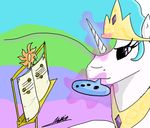  alicorn equine female feral friendship_is_magic horn horse mammal my_little_pony ocarina_of_time pony princess_celestia_(mlp) sheet_music solo t_sparx the_legend_of_zelda video_games 