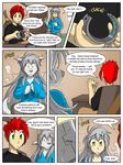  anthro canine comic cute database_error_(twokinds) dialog dialogue female grey grey_hair grey_nose hair human keidran male mammal raine_(twokinds) red_hair text tom_fischbach transformation twokinds webcomic wolf yellow_eyes 
